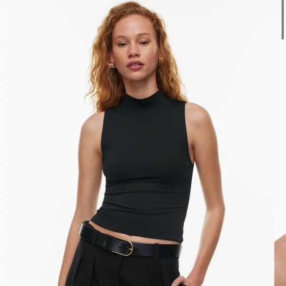 Aritzia contour Mockneck tank in white - Picture 3 of 3